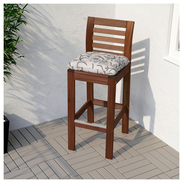 Барный стул, садовый ЭПЛАРО, коричневая морилка - фото 8