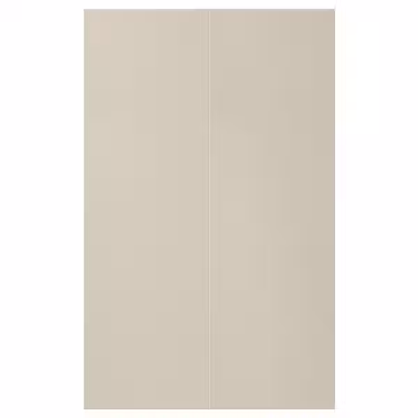 HAVSTORP Дверца д/напольн углового шк, 2шт - бежевый 25x80 см - фото 1