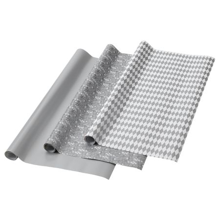 Рулон оберточной бумаги ВИНТЕР 2018, серебристый (3x0.7 м 3 шт)