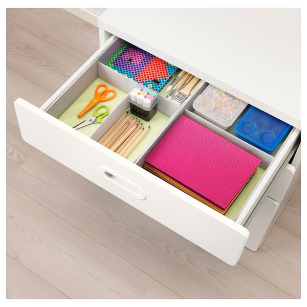 Комод с 3 ящиками, белый/белый 60x64 см IKEA STUVA СТУВА / FRITIDS ФРИТИДС 592.526.75 - схема-чертеж с размерами