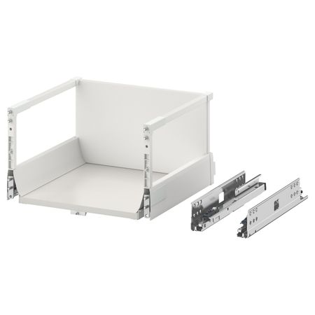 Высокий ящик с нажимным механизмом, белый 40x37 см IKEA EXCEPTIONELL ЭКСЕПТИОНЕЛЛЬ 604.478.56