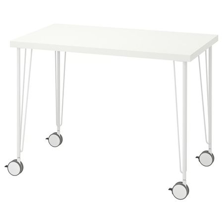 LINNMON / KRILLE Письменный стол - белый 100x60 см