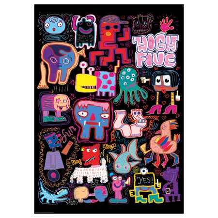 BILD Постер - «Дай пять» 50x70 см