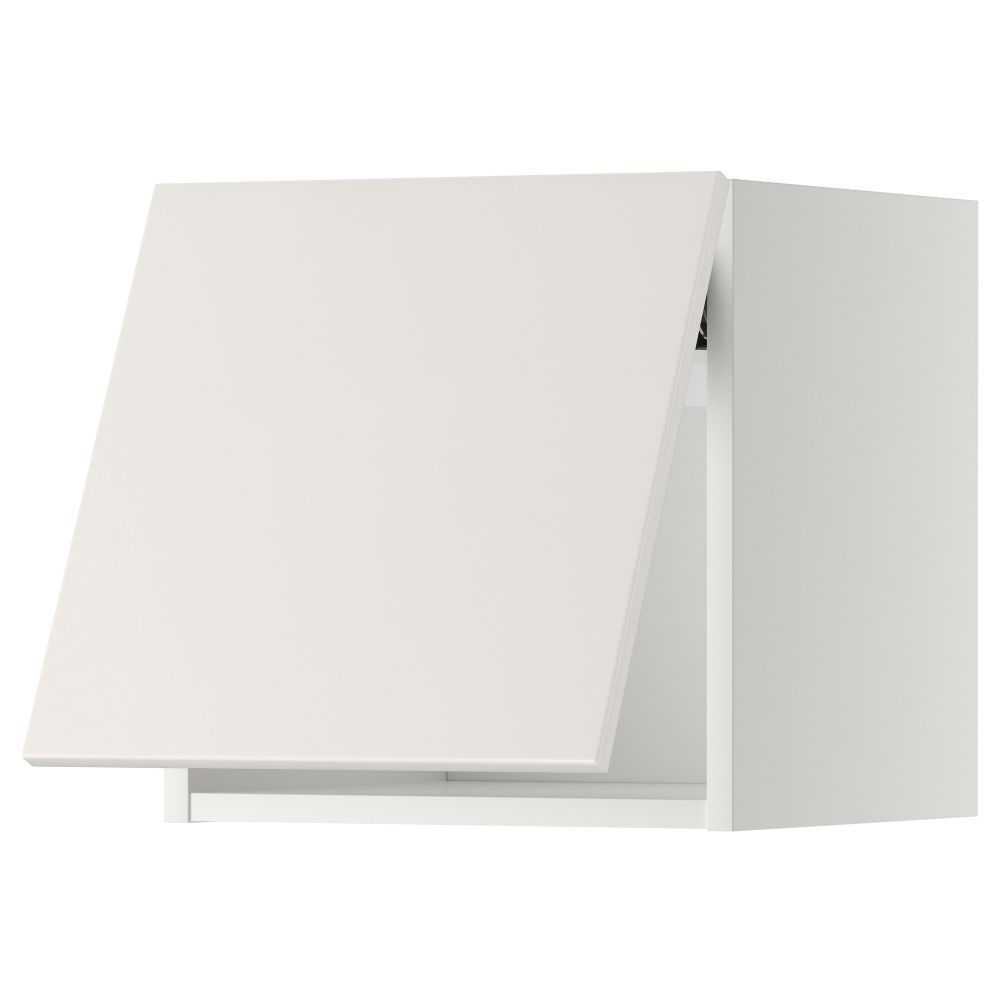 Горизонтальный навесной шкаф МЕТОД, белый, Веддинге белый - схема-чертеж с размерами