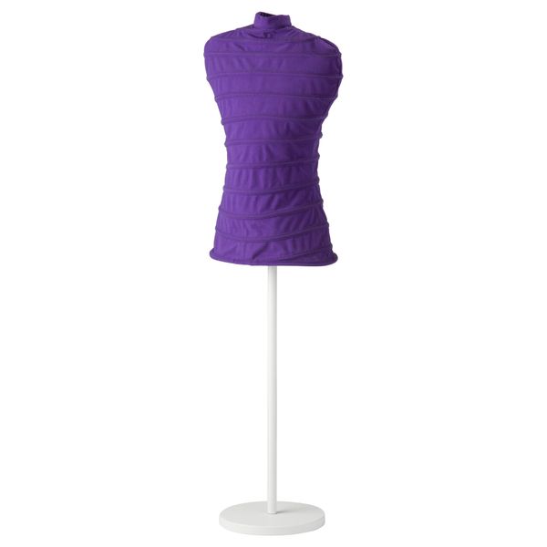 Вешалка для одежды с чехлом НЭПЕН, сиреневый (77-127 см) - схема-чертеж с размерами