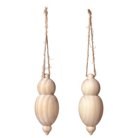 Украшение подвесное ВИНТЕР 2016, дерево