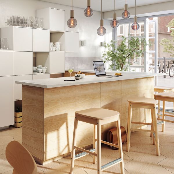 Табурет барный, береза, 63 см IKEA RÖNNINGE РЁННИНГЕ 605.128.99 - фото 3