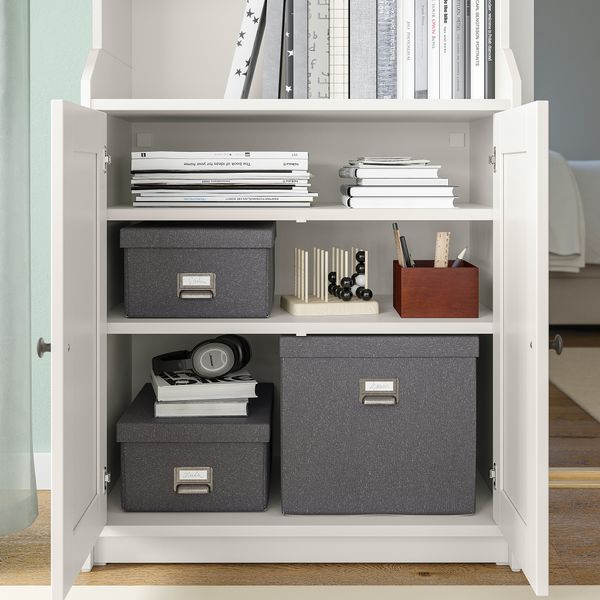 Коробка с крышкой, темно-серый, 25x36x15 см IKEA TJOG ЧУГ 404.776.65 - фото 6