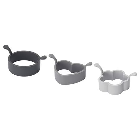 Формочка, 3 предм., силикон IKEA FISKBEN ФИСКБЕН 904.164.48