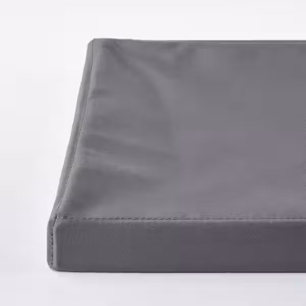 DRÖNA Крышка - темно-серый текстиль 39x34 см - схема-чертеж с размерами