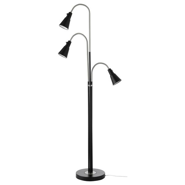 Светильник напольный с 3 лампами КВАРТ, черный - фото 1