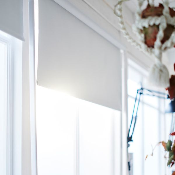 Рулонная штора, блокирующая свет , белый 120x195 см IKEA FRIDANS ФРИДАНС 003.968.69 - схема-чертеж с размерами