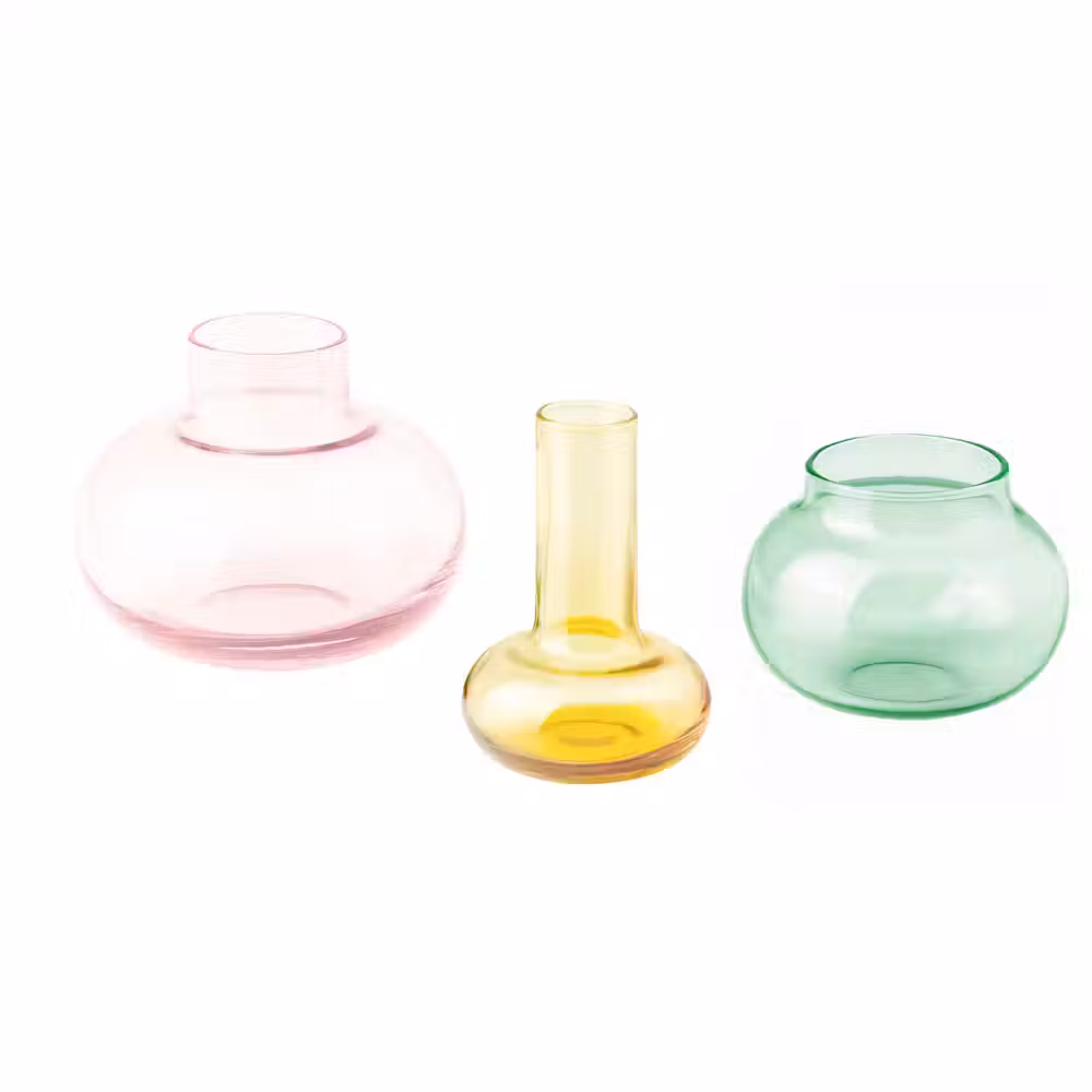 DOFTRIPS Набор ваз,3 штуки - разные цвета - фото 1