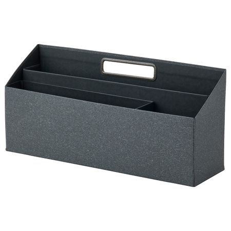 Подставка для канцелярских принадлежн, темно-серый 34x16 см IKEA TJOG ЧУГ 305.039.57