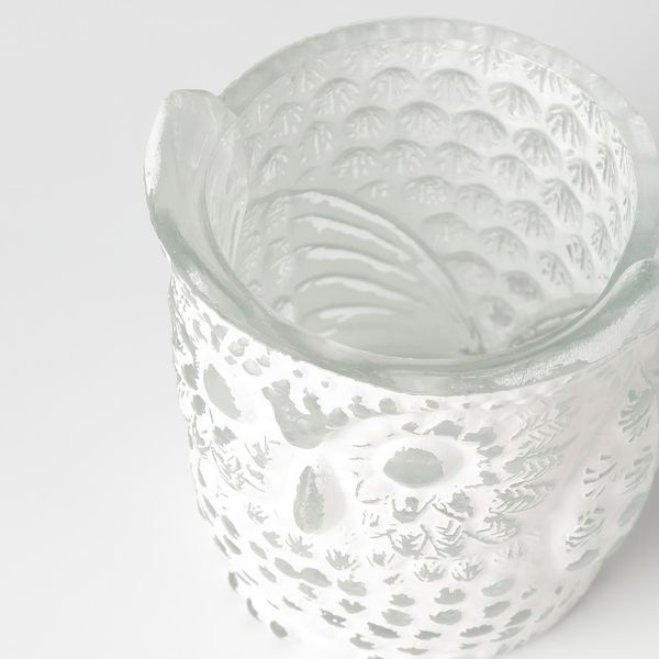 Подсвечник, белый 7.5 см IKEA EFTERSKÖRD ЭФТЕРСКЁРД 805.019.46 - фото 2