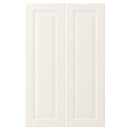 Дверца для напольного углового шкафа, 2шт, белый с оттенком 25x80 см IKEA BODBYN БУДБИН 903.670.42