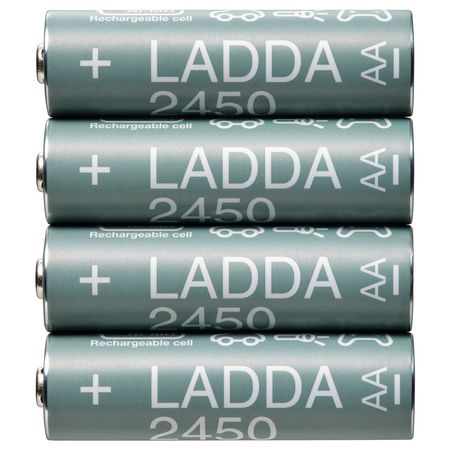 LADDA Аккумуляторная батарейка - HR06 AA 1,2 В 2450 мА•ч