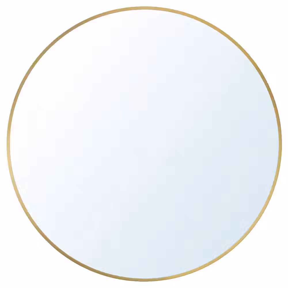 LINDBYN Зеркало - золотой 50 см - фото 1