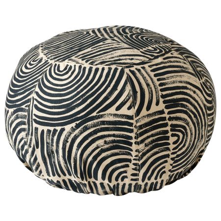 Напольная подушка, черный, с рисунком, 56 см IKEA FRÖDD 805.818.15