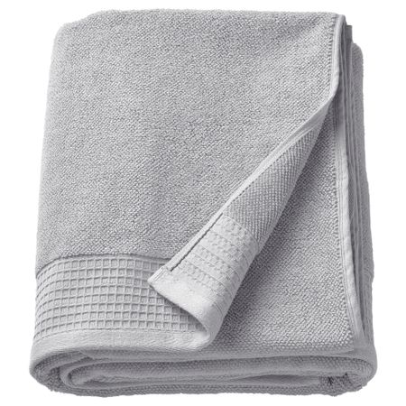 Простыня банная, 100x150 см, светло-серый IKEA VINARN ВИНАРН 605.212.19