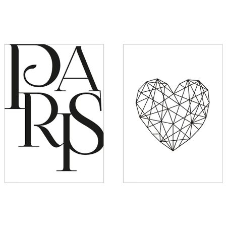 Постер, Сердце Парижа, 40x50 см IKEA DRÖMBILD ДРЁМБИЛЬД 504.469.23