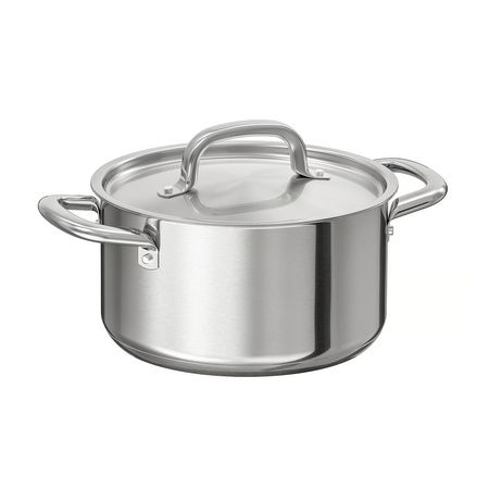 IKEA 365+ Кастрюля с крышкой - нержавеющ сталь 3.0 л