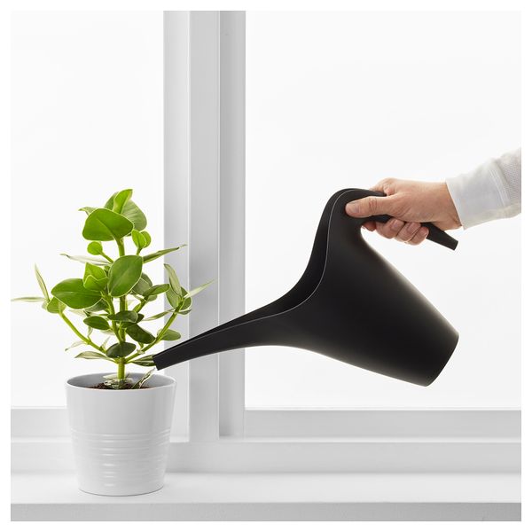 Лейка ИКЕА ПС 2002, черный (1.2 л) - схема-чертеж с размерами