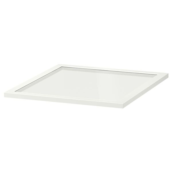 Полка стеклянная, белый 50x58 см IKEA KOMPLEMENT КОМПЛИМЕНТ 703.666.18 - фото 1
