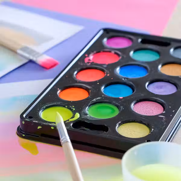 MÅLA Акварельные краски, 14 цветов - разные цвета - фото 4