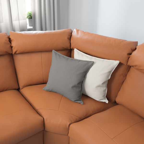 Угловой 6-местный диван, с козеткой/Гранн/Бумстад золотисто-коричневый IKEA LIDHULT ЛИДГУЛЬТ 292.572.69 - фото 3