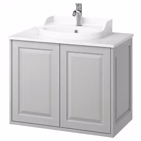 TÄNNFORSEN ТАННФОРСЕН / RUTSJÖN РУТШЁН Шкаф с дверцами/раковина/смеситель