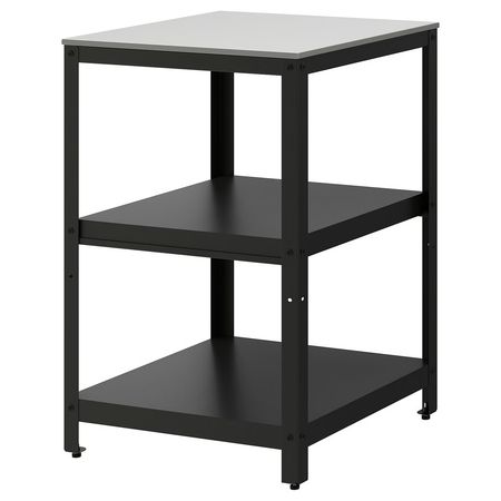 GRILLSKÄR Открытый кухонный модуль - чёрный/нержавеющ сталь для сада 61x61 см