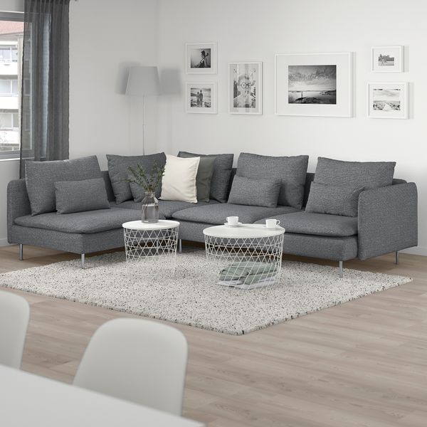 4-местный угловой диван IKEA SÖDERHAMN 392.917.10 - фото 3