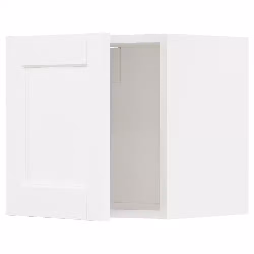 METOD Навесной шкаф - белый Enköping/белый под дерево 40x40 см - фото 1