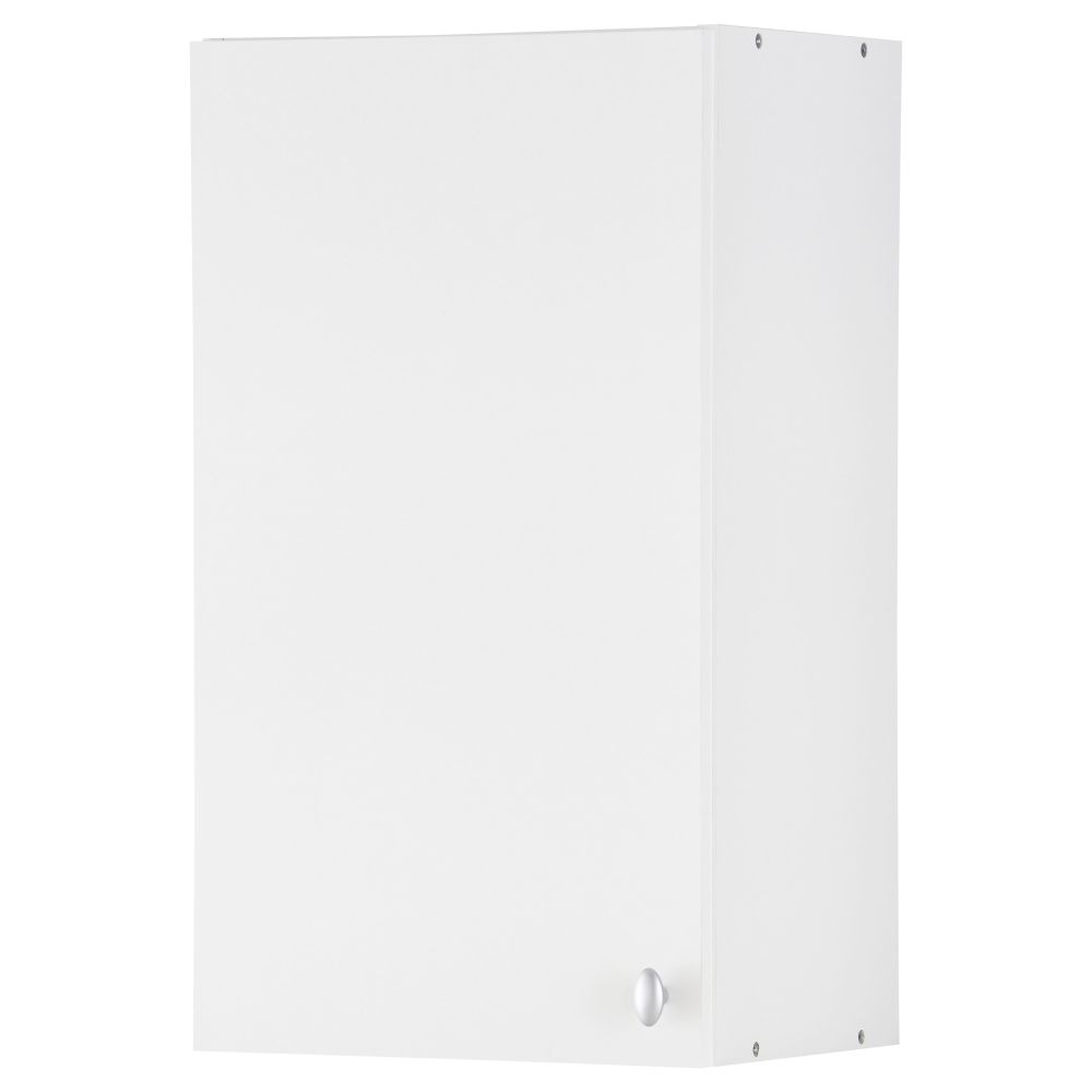 Навесной шкаф с дверцей АЛЬБРУ, белый (40x70 см) - фото 1