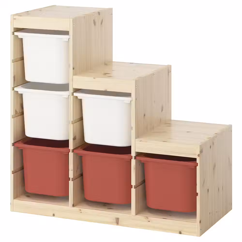 TROFAST Комбинация д/хранения+контейнеры - фото 1