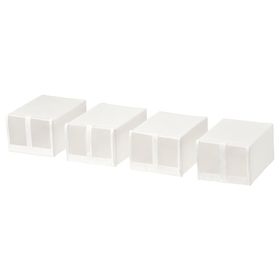 SKUBB Коробка для обуви - белый 22x34x16 см