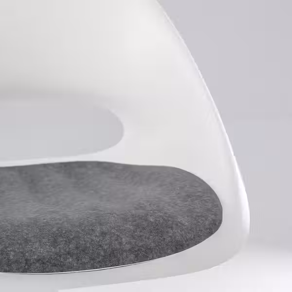 PYNTEN Подушка на сиденье - темно-серый 41x43 см - фото 6