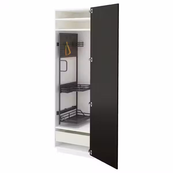 METOD / MAXIMERA Высокий шкаф с отд д/акс д/уборки - фото 1