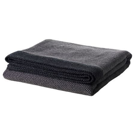 Плед ХЕНРИКА, черный (120x180 см)