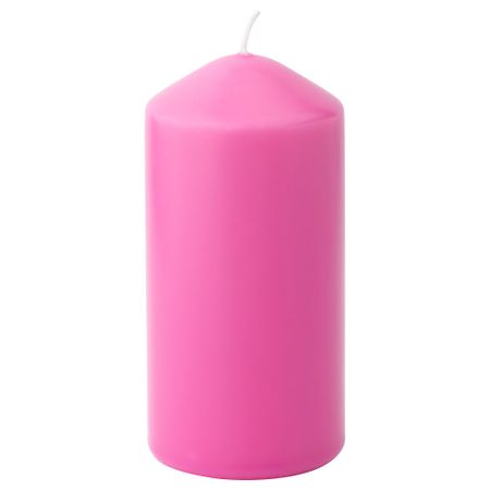 Неароматическая свеча формовая ДАГЛИГЕН, темно-розовый (14 см)
