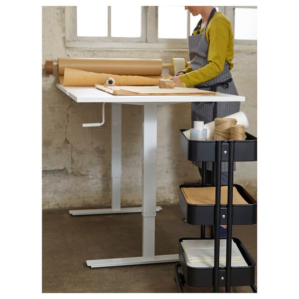 Столешница, белый 120x70 см IKEA SKARSTA СКАРСТА 904.585.65 - фото 6