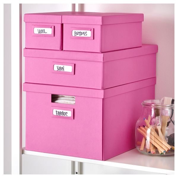 Коробка с крышкой ТЬЕНА, розовый (27x35x20 см) - фото 3