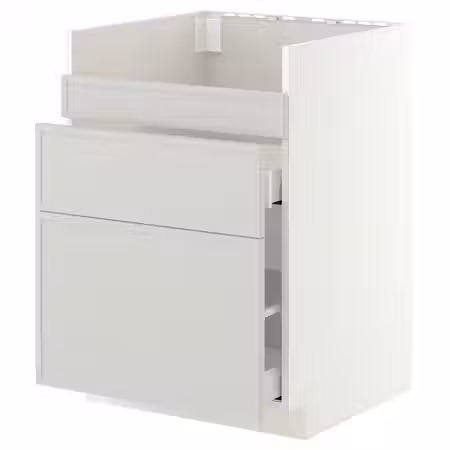 METOD / MAXIMERA Напол шк д/мойки ХАВСЕН/3фасада/2ящ