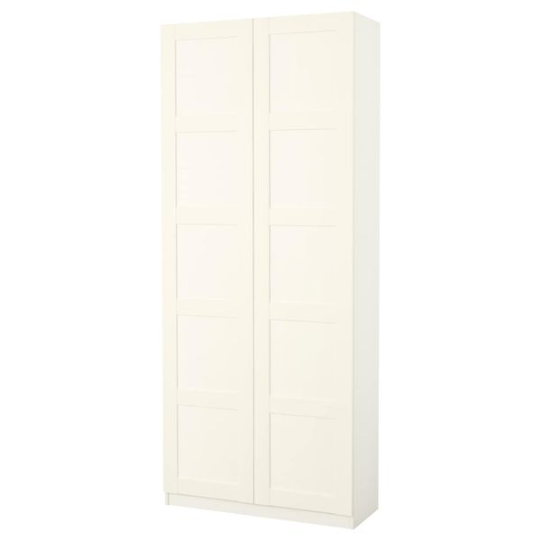 Гардероб, белый, Бергсбу белый, 100x38x236 см IKEA ПАКС 692.488.24 - фото 2