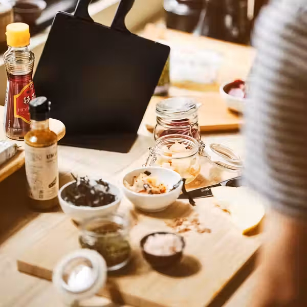 KORKEN Банка с крышкой - прозрачное стекло 13 сл - фото 2