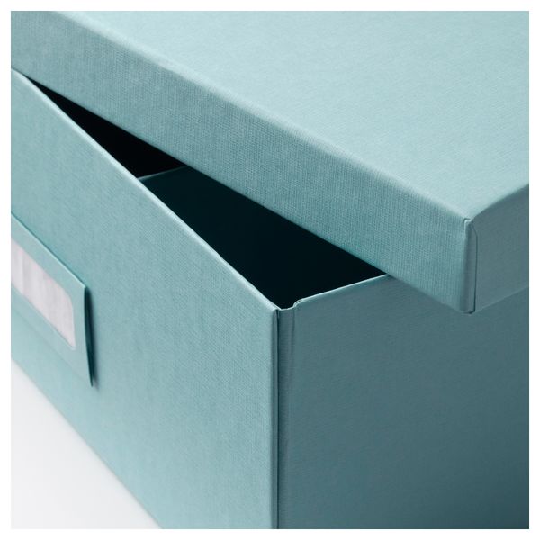 Ящик с отделениями ТЬЕНА, голубой (27x35x10 см) - фото 2