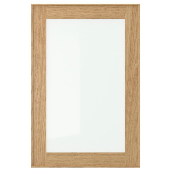 Стеклянная дверь, дуб 40x60 см IKEA EKESTAD ЭКЕСТАД 703.671.18 - фото 1