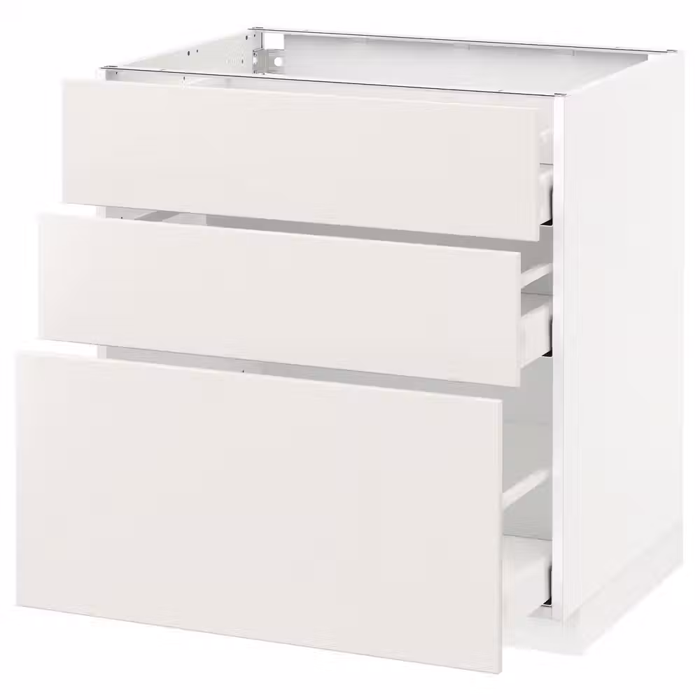 METOD / MAXIMERA Напольный шкаф с 3 ящиками - фото 1