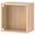 EKET Навесной шкаф со стеклянной дверью - под беленый дуб 35x25x35 см